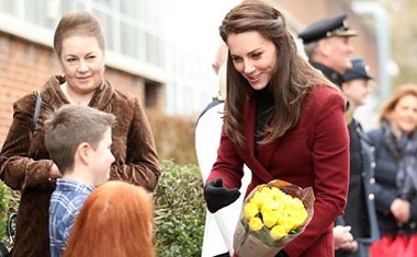 Duchess of Cambridge visits Action for Children at Mamhilad Park Estate